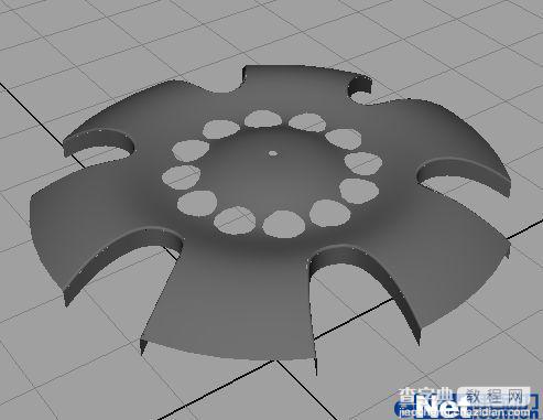 MAYA车轮建模制作教程25