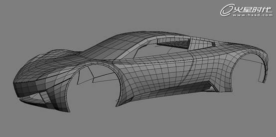 3DSMAX制作Tension GT跑车模型与游戏导入6