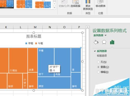 Excel 2016表格怎么绘制树形图分析销售数据?10