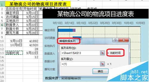 Excel表格数据怎么自制甘特图模板?8