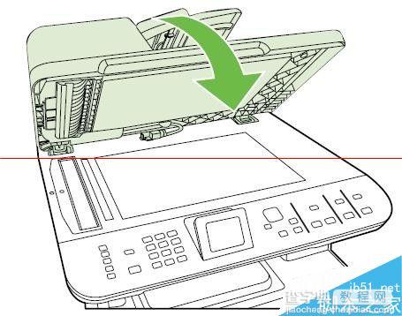 惠普hpCM1312、2320怎么清除ADF卡纸？6