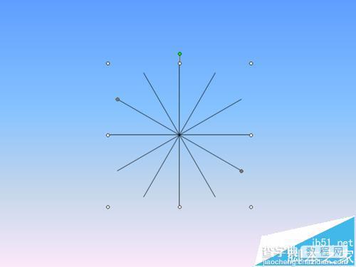 ppt幻灯片中怎么绘制一个时钟图形?6