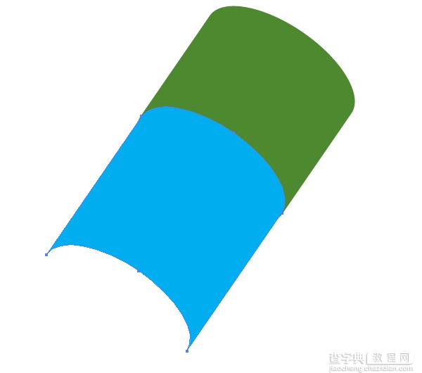 Illustrator绘制逼真的绿色铅笔效果图7