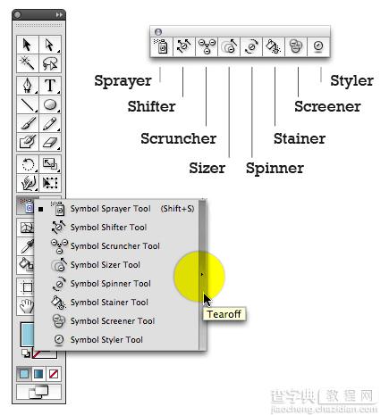 Illustrator CS4 绘制覆盖着雨滴窗口14