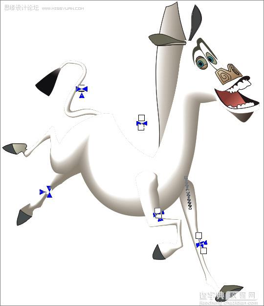 CorelDraw打造立体三维动感斑马25