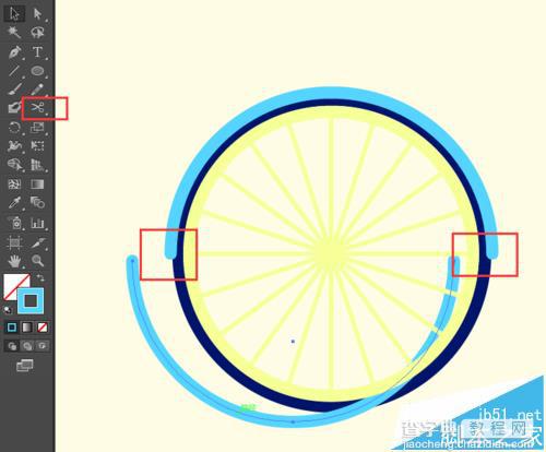 AI怎么画自行车? AI绘制平面自行车的教程10