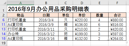 超实用:教你玩转Excel高级筛选5