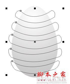 coreldraw绘制简单削皮效果的方法(图文教程)17