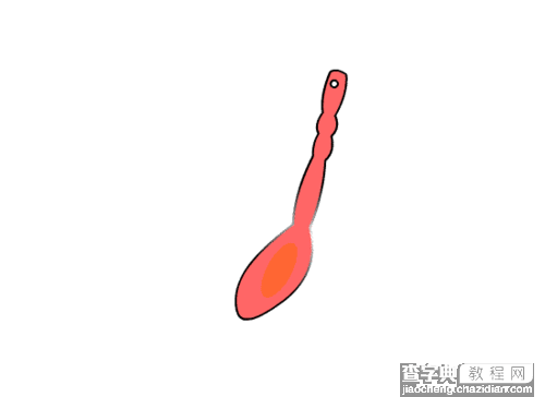 FLASH怎么制作一个汤勺移动的动画?1