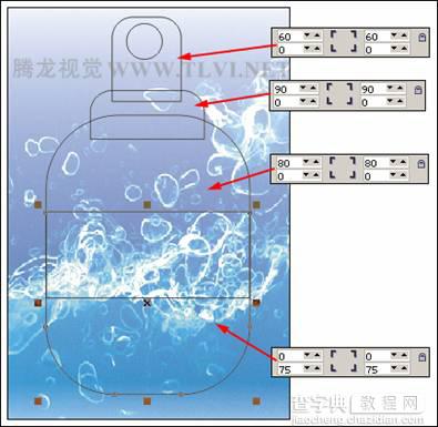 CDR制作一款夏季推出的香水海报教程5