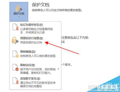 word2013文档如何进行加密呢?3