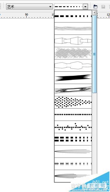 cdr怎么使用艺术笔工具绘制图形?6
