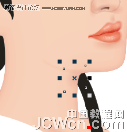 CorelDRAW鼠绘教程：绘制宋代女词人李清照31