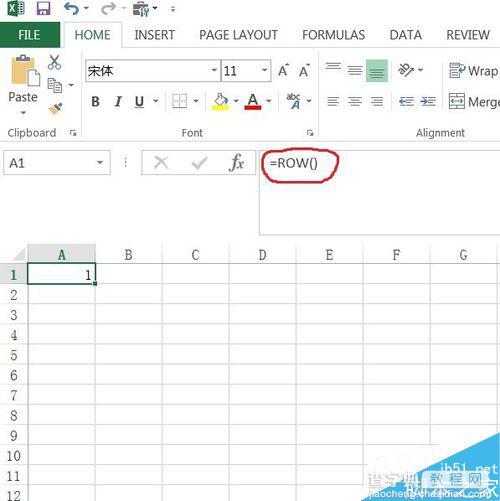 Excel函数应用:函数row和column的用法2