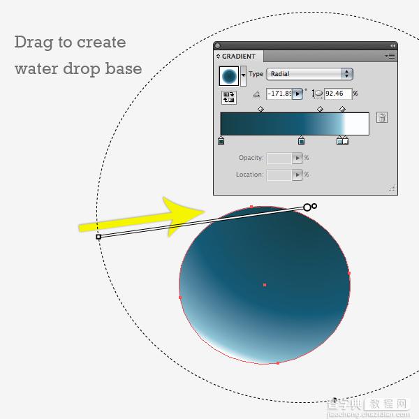 Illustrator绘制覆盖着雨滴窗口的壁纸7