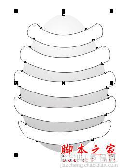 coreldraw绘制简单削皮效果的方法(图文教程)20