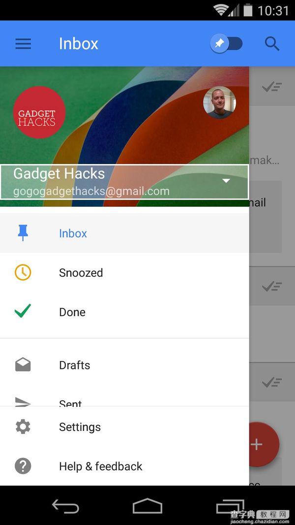 无需邀请码激活Google Inbox移动端电邮应用8