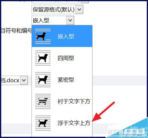 word2010设置图片浮于文字上方的两种方法8