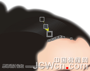 CorelDRAW鼠绘教程：绘制宋代女词人李清照39