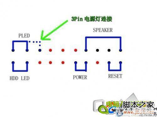 电脑机箱与主板连线教程14