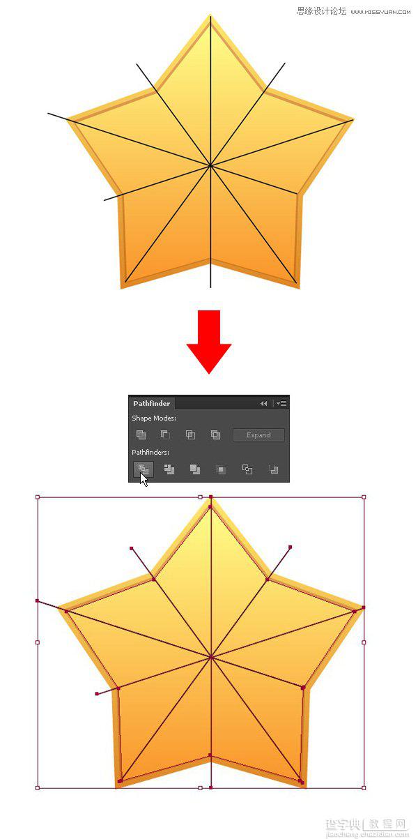 Illustrator(AI)设计绘制精致的圣诞节花环实例教程10