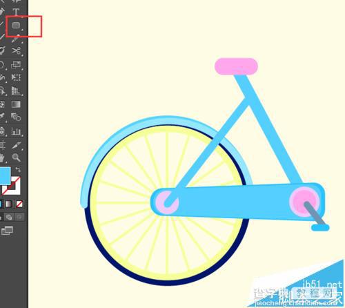 AI怎么画自行车? AI绘制平面自行车的教程16