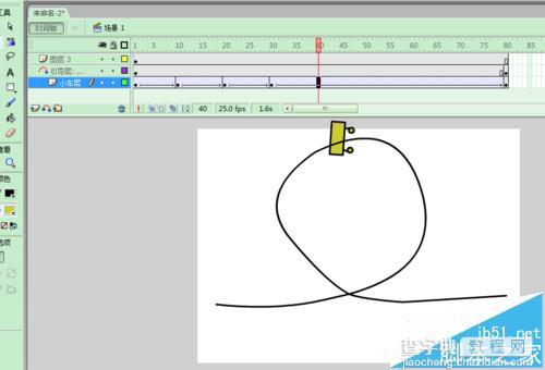 FLASH怎么模拟过山车行走的路线?11