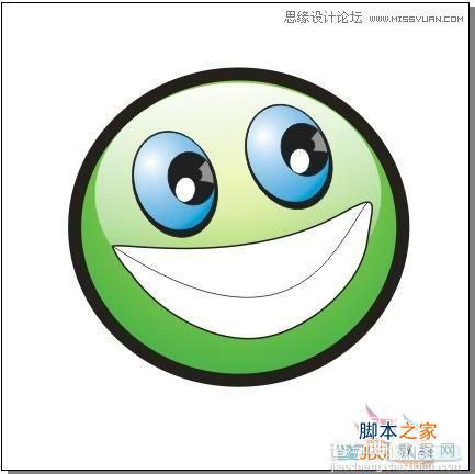 CorelDRAW(CDR)设计打造出大眼晴笑容的卡通表情实例教程20