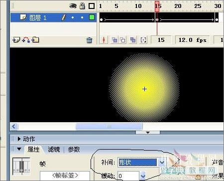 Flash实例教程：制作灾区祈福蜡烛动画5