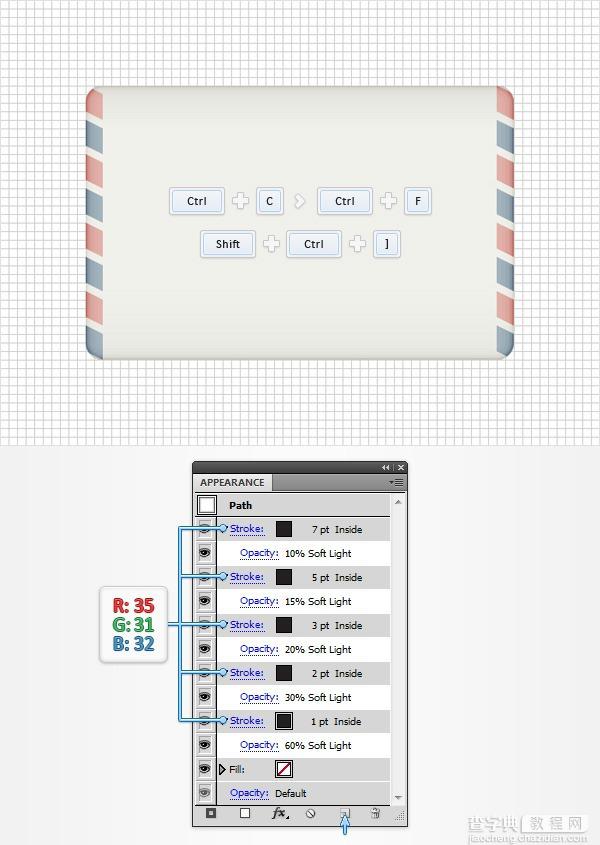 Illustrator(AI)模仿创建一个的信封插图实例教程7