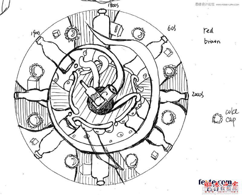 Illustrator(AI)设计制作曼陀罗可乐效果和调色分享实例教程6