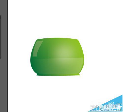 Ai怎么画绿色陶瓷罐子?9