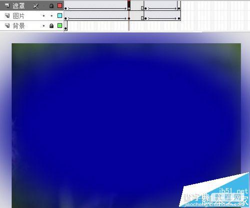 flash怎么制作模糊遮罩效果? flash遮罩动画的制作方法13