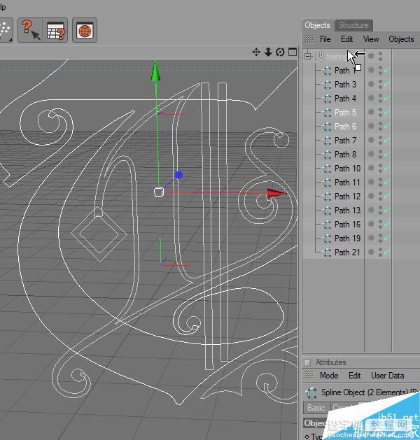 AI+Cinema 4D打造玛雅时代的高贵立体字效果25