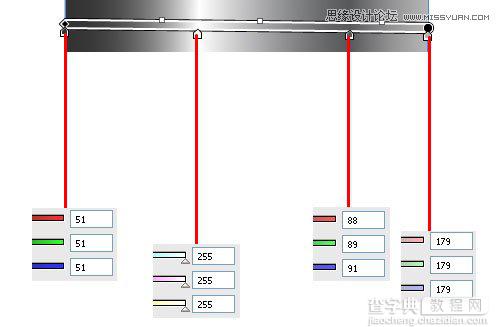 教你用Illustrator创建有钢笔和铅笔的逼真笔筒图标教程34