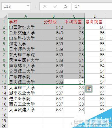 excel数据单元格的11种选取方法分享5