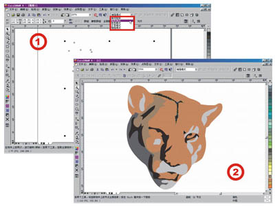 cdr怎么描图? CorelDraw描图小技巧2
