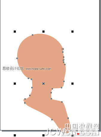 CorelDRAW鼠绘教程：绘制宋代女词人李清照4