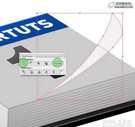 使用Illustrator里的路径和3D工具来制作翻页效果的日历图标15