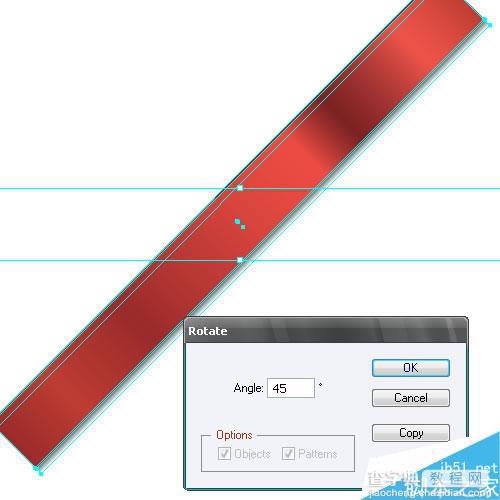 AI CS4制作漂亮的立体红色礼品包装花7