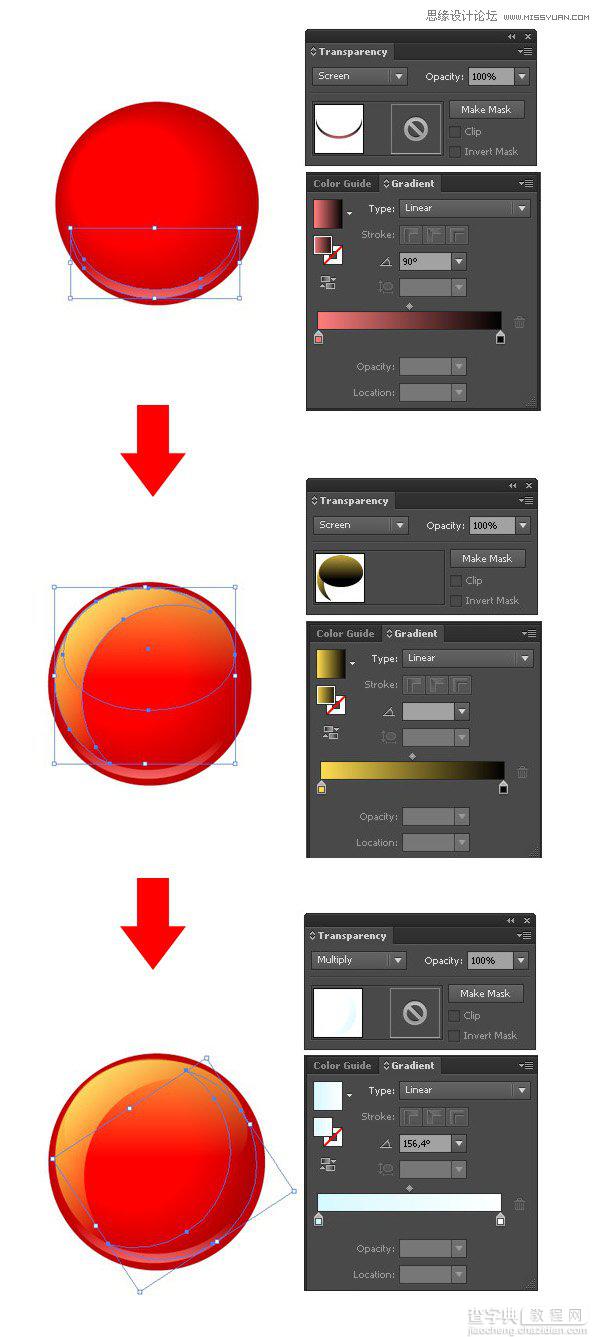 Illustrator(AI)设计绘制精致的圣诞节花环实例教程30