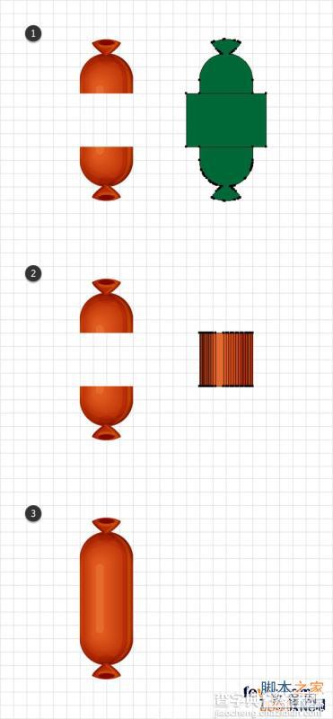 AI制作创意可爱的烤肠文字效果32