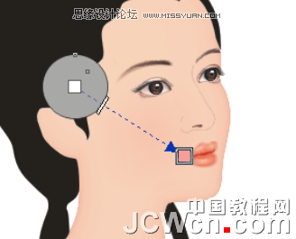 CorelDRAW鼠绘教程：绘制宋代女词人李清照29