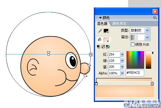 Flash实例教程：吹泡泡动画特效8