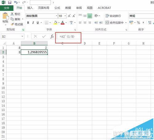 Excel2016怎么计算开根号? Excel2016二次方根的两种计算方法6