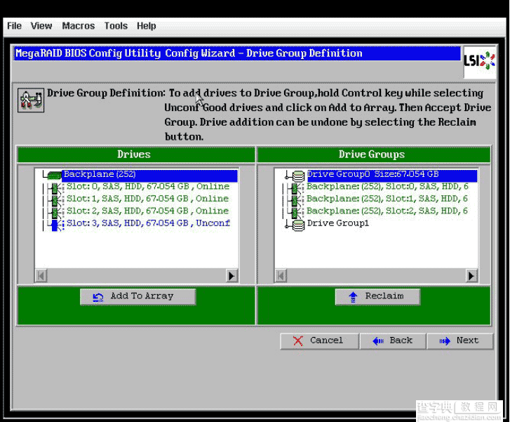 ServeRaid MR 5000 阵列卡 WebBIOS配置方法9