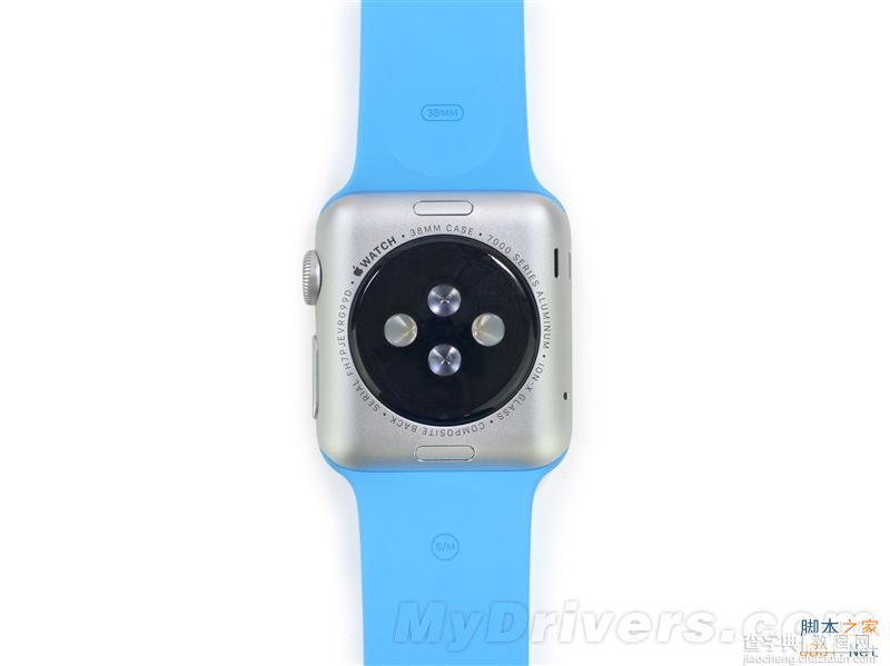 38毫米表盘的运动版apple watch详尽拆解：电池太失望了7