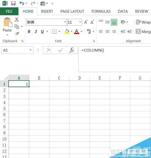 Excel函数应用:函数row和column的用法6
