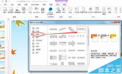 PPT2013怎么插入流程图/组织结构图?3