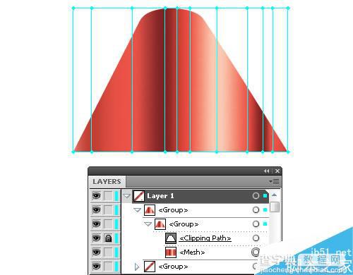 AI CS4制作漂亮的立体红色礼品包装花10